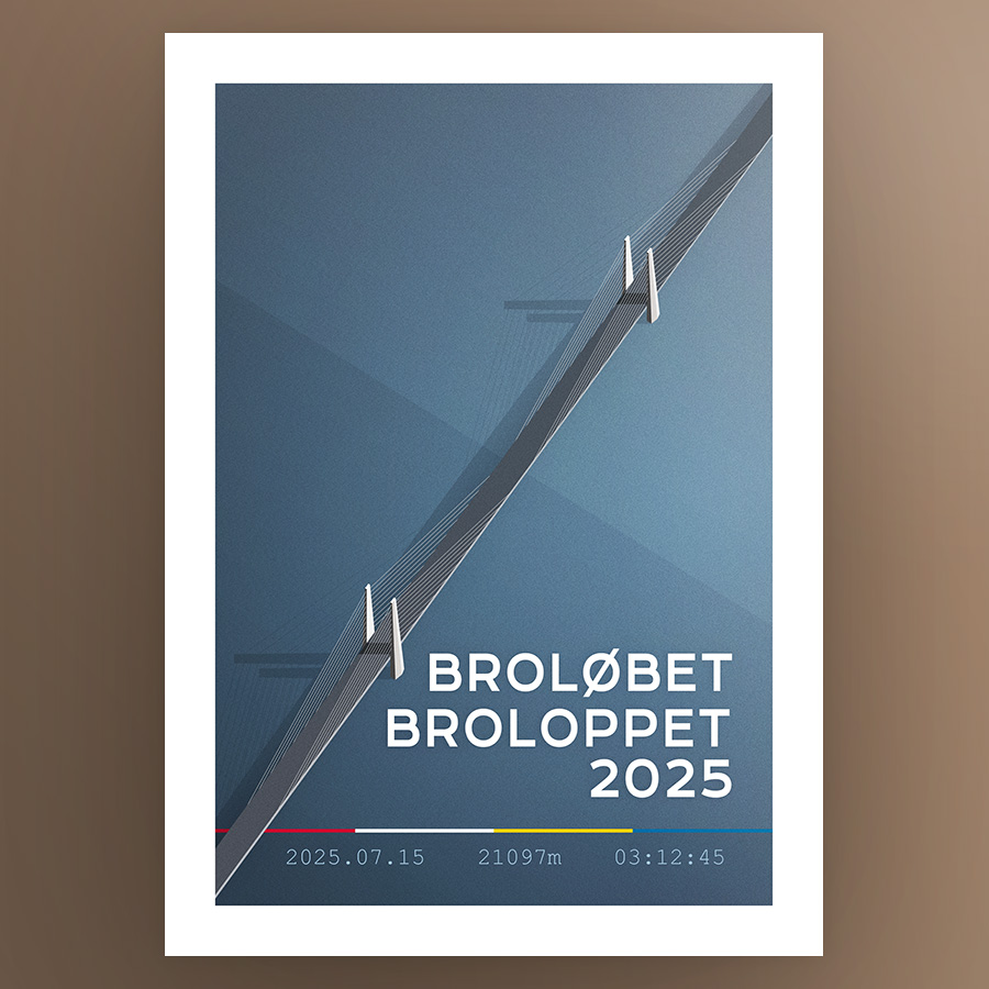 Broloppet 2025, med din personliga tid.